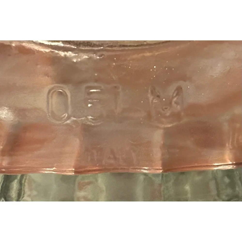 Javit Crystal Clipper Collection Etched Sailing Ship Flask‎ Decanter 16oz Italy